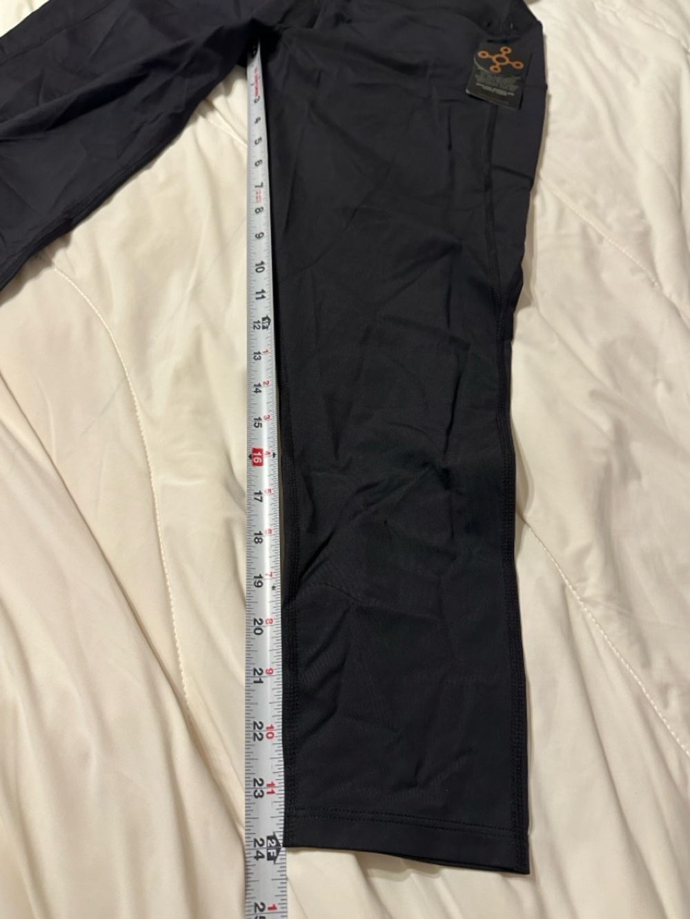 Tommie Copper Lower Back Support Black High-Waisted Leggings - NWT - Size L - Picture 12 of 12